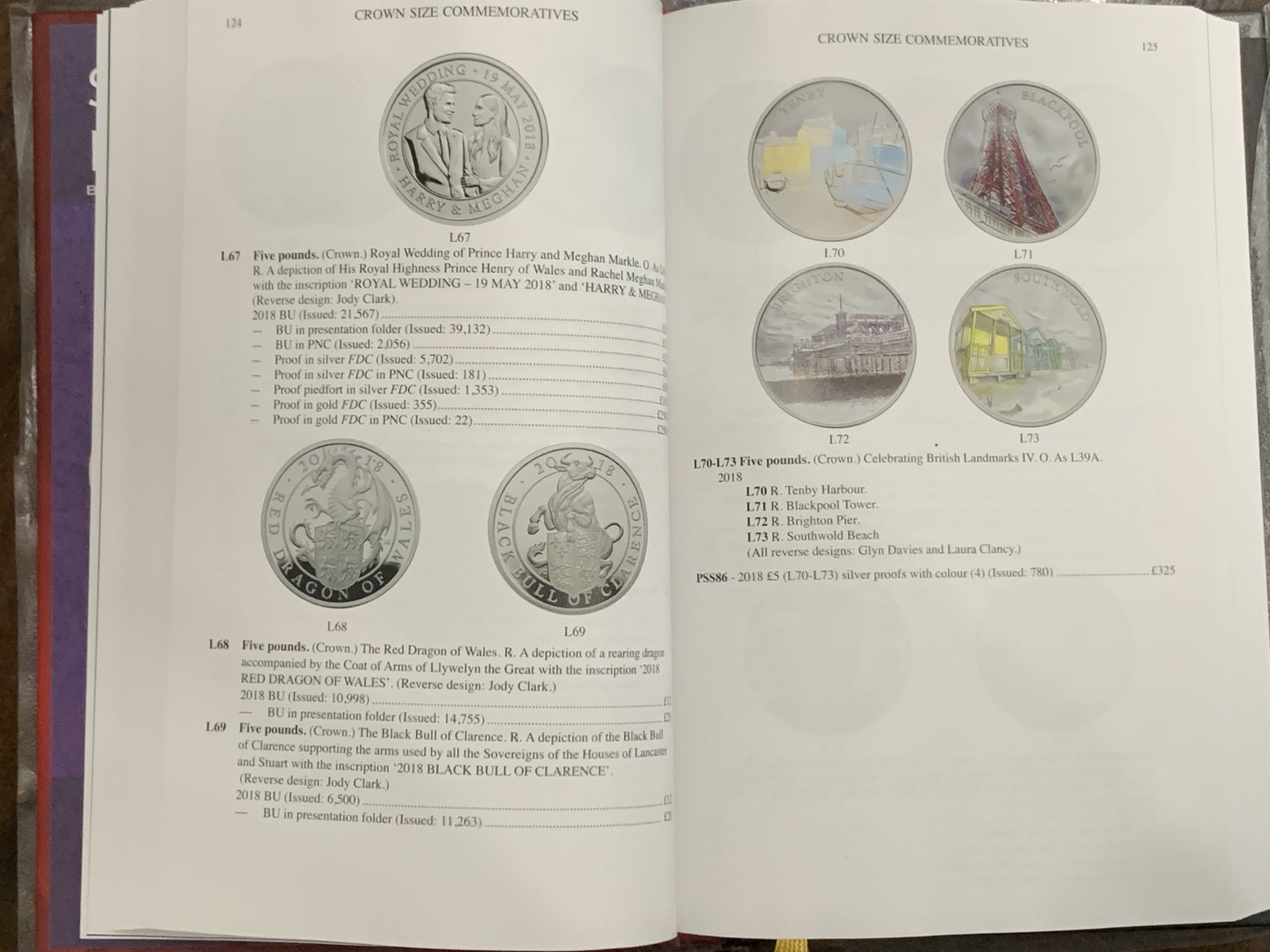 《竞宝斋》第252场-周日，周一2场连拍 (全场包邮) SPINK斯宾克 2024年 英国钱币目录 精装本427页 1971年至今的英国钱币标准目录（英国十进制钱币）
