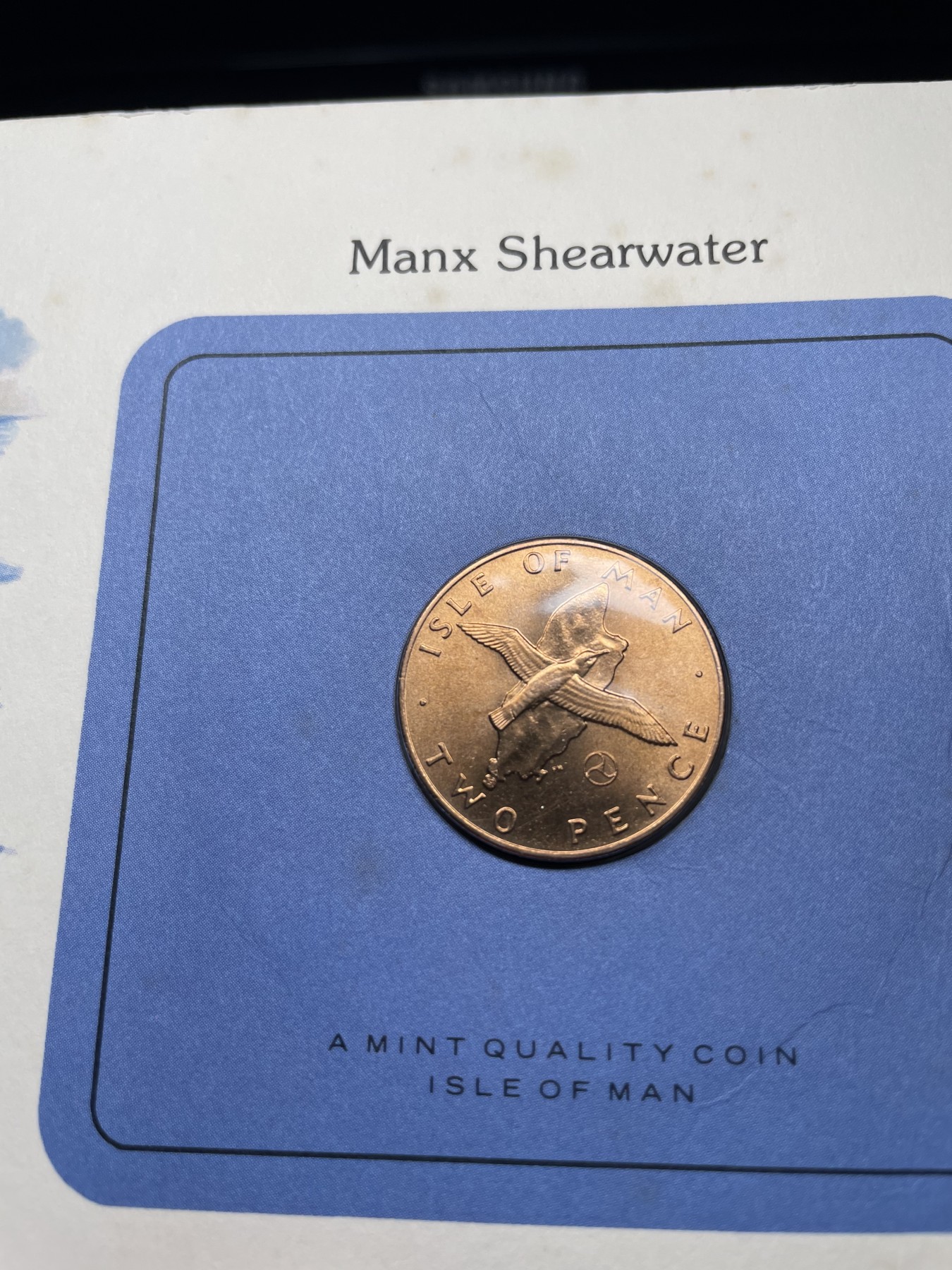 2024年集古藏今外币拍卖第三期-第1场—硬币上的鸟类专场（总第21拍） 1979年英属马恩岛2便士—大西洋鹱