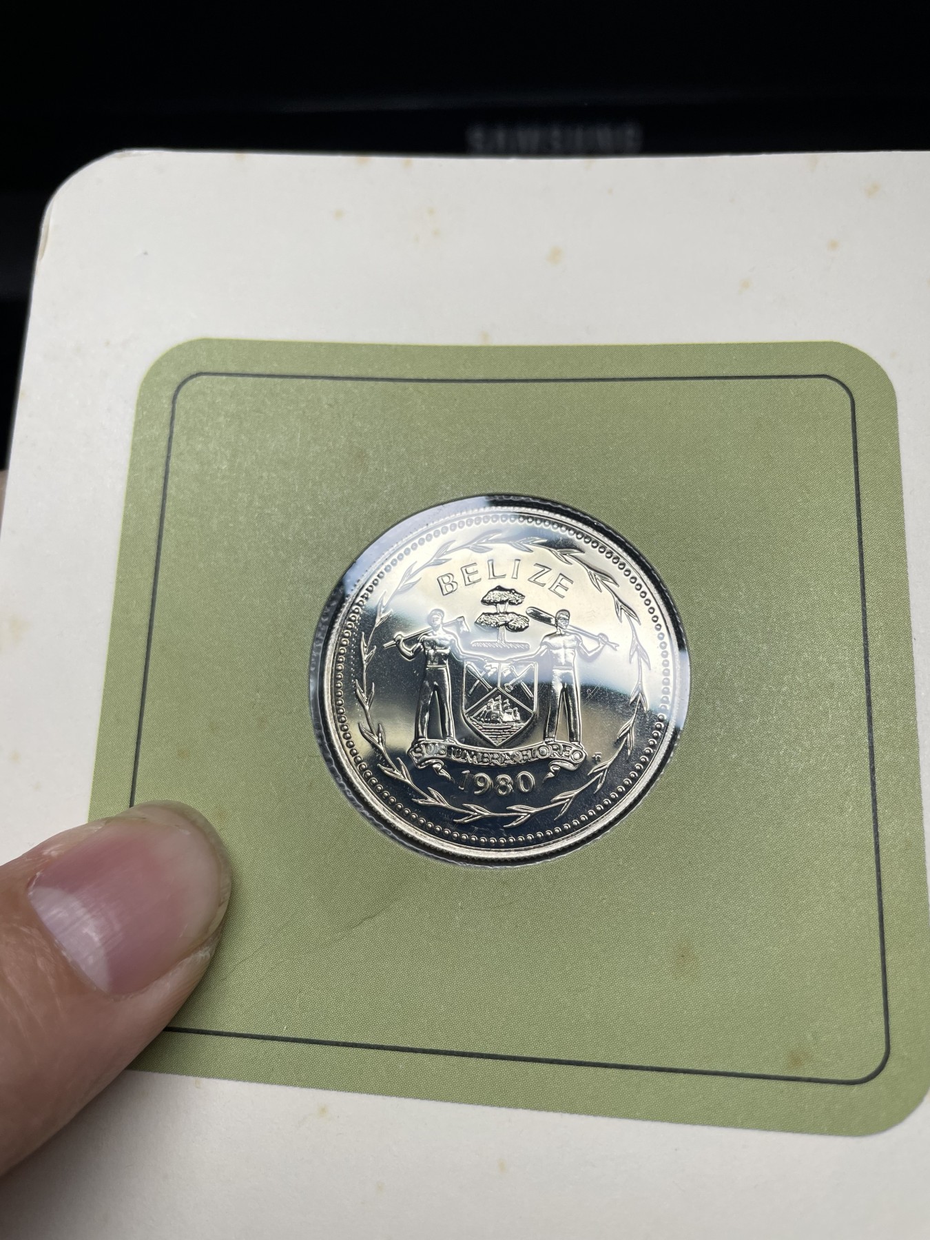 2024年集古藏今外币拍卖第三期-第1场—硬币上的鸟类专场（总第21拍） 1980年伯利兹1元—金刚鹦鹉