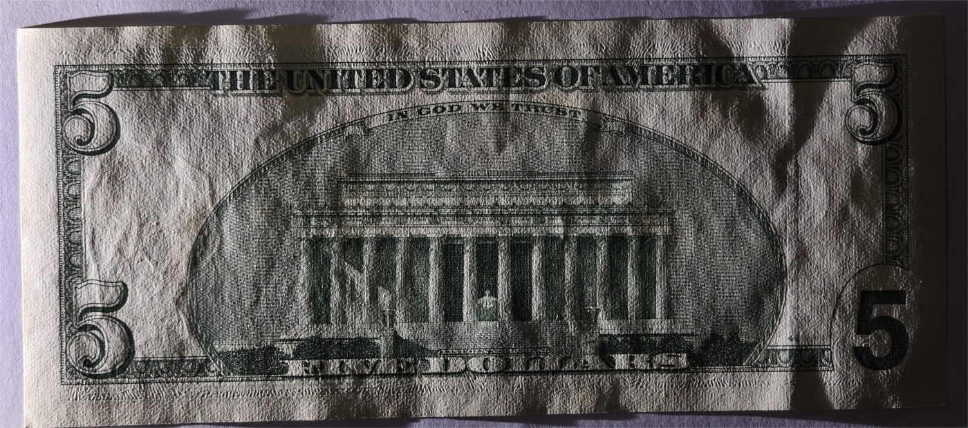 紫瑗钱币——第333期拍卖——纸币场 美国 2003年 B版 A序列 亚伯拉罕·林肯 5美元 大头版 UNC