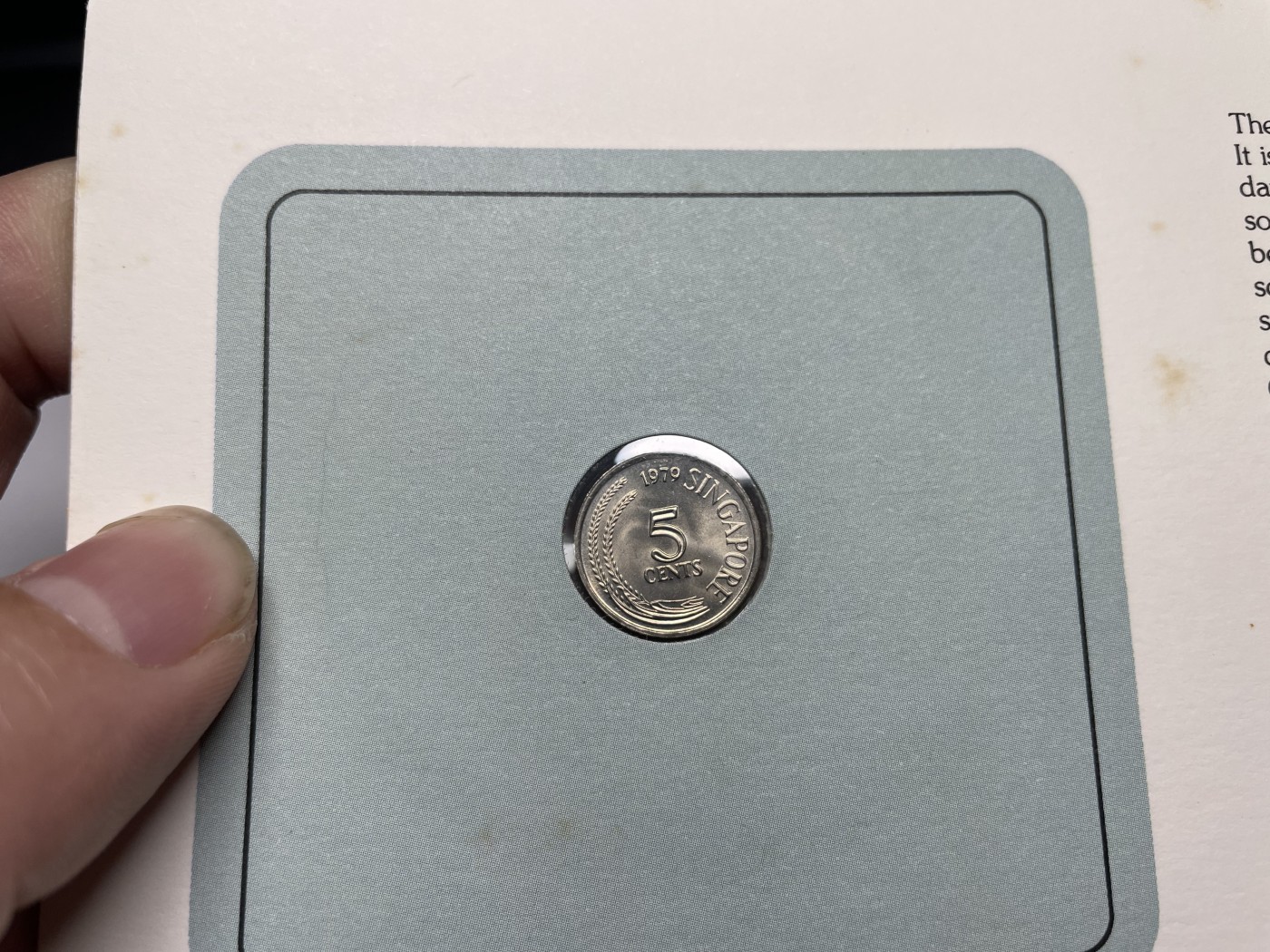 2024年集古藏今外币拍卖第三期-第1场—硬币上的鸟类专场（总第21拍） 1979年新加坡5分—大白鹭