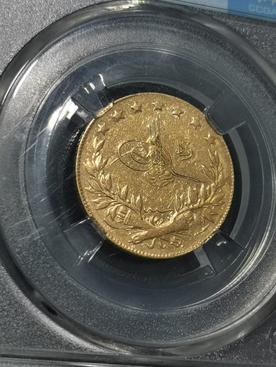 天下钱庄国内外钱币全场保真欢迎参拍 - 少见土耳其金币，保粹评级MS62