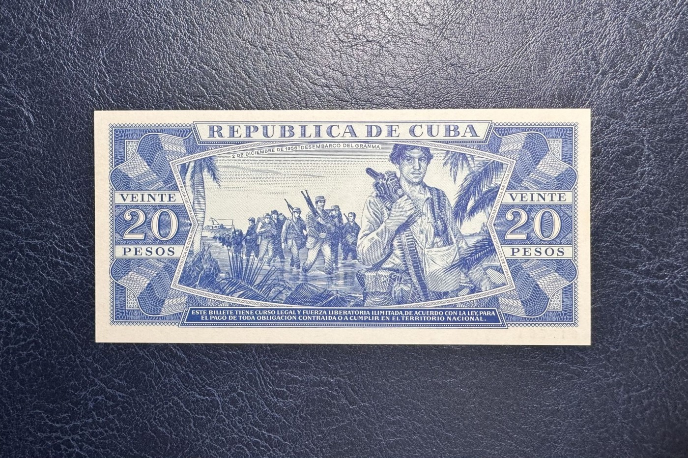 收藏联盟Quantum Auction 第333期拍卖  古巴1971年20比索样票 品相全新UNC