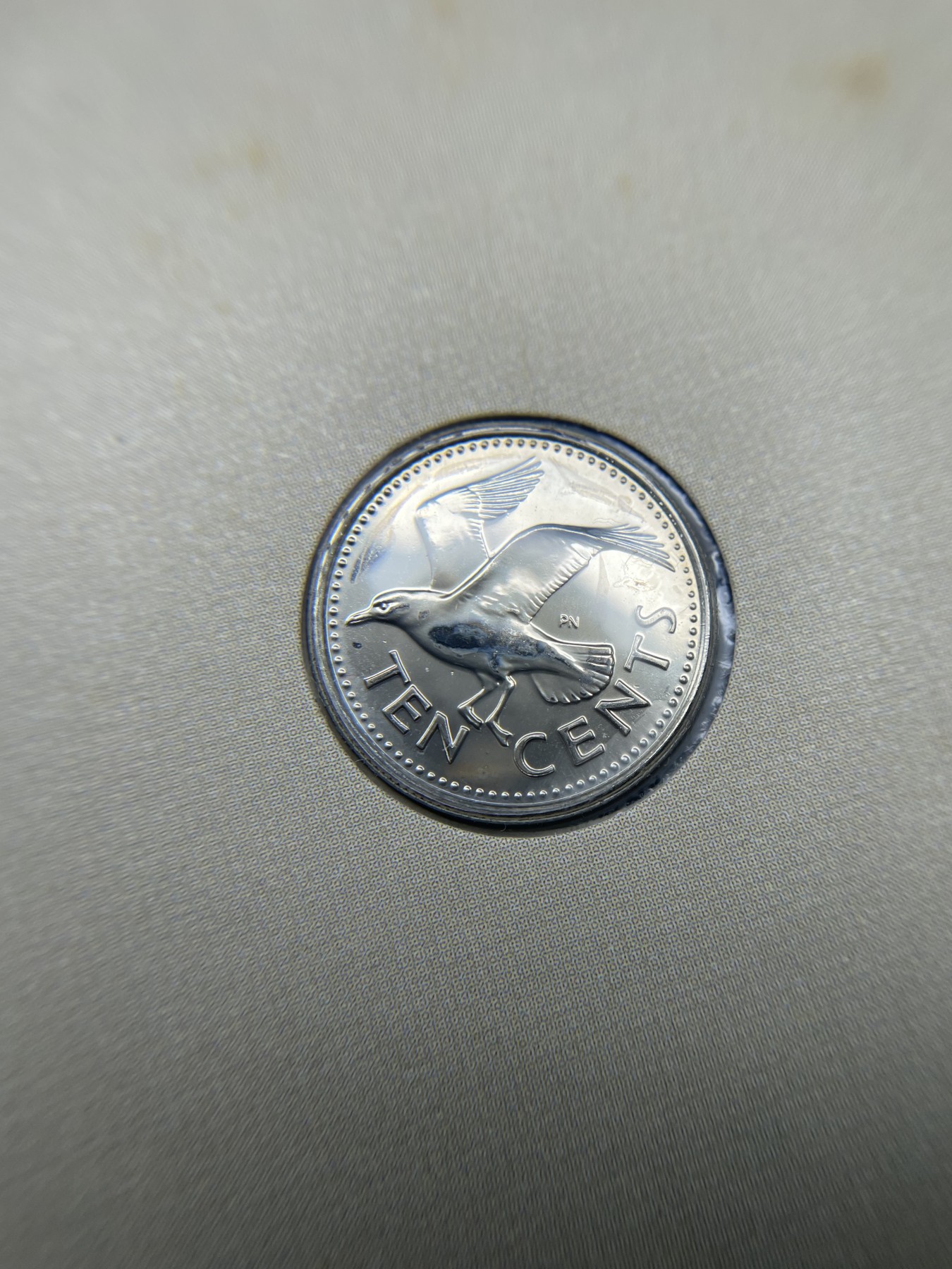 2024年集古藏今外币拍卖第三期-第1场—硬币上的鸟类专场（总第21拍） 1980年巴巴多斯10分—燕鸥