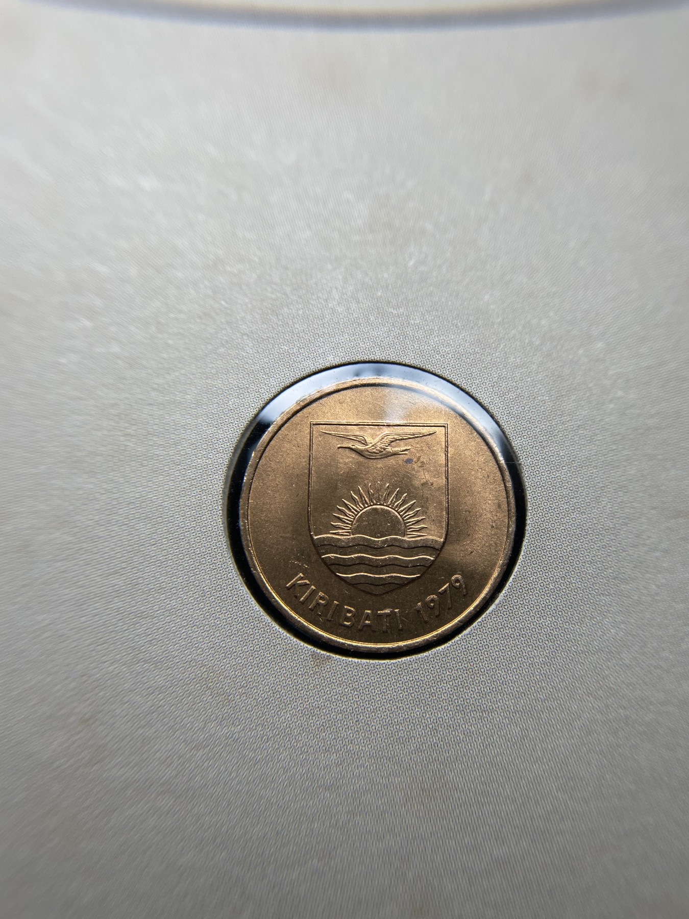 2024年集古藏今外币拍卖第三期-第1场—硬币上的鸟类专场（总第21拍） 1979年基里巴斯1分—军舰鸟