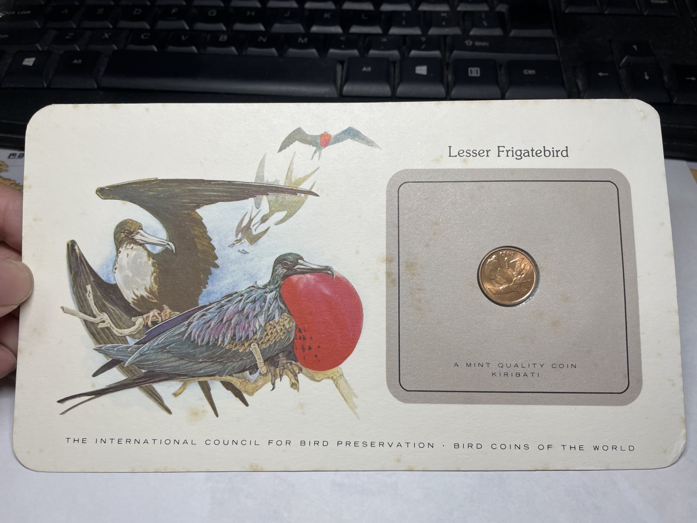 2024年集古藏今外币拍卖第三期-第1场—硬币上的鸟类专场（总第21拍） 1979年基里巴斯1分—军舰鸟