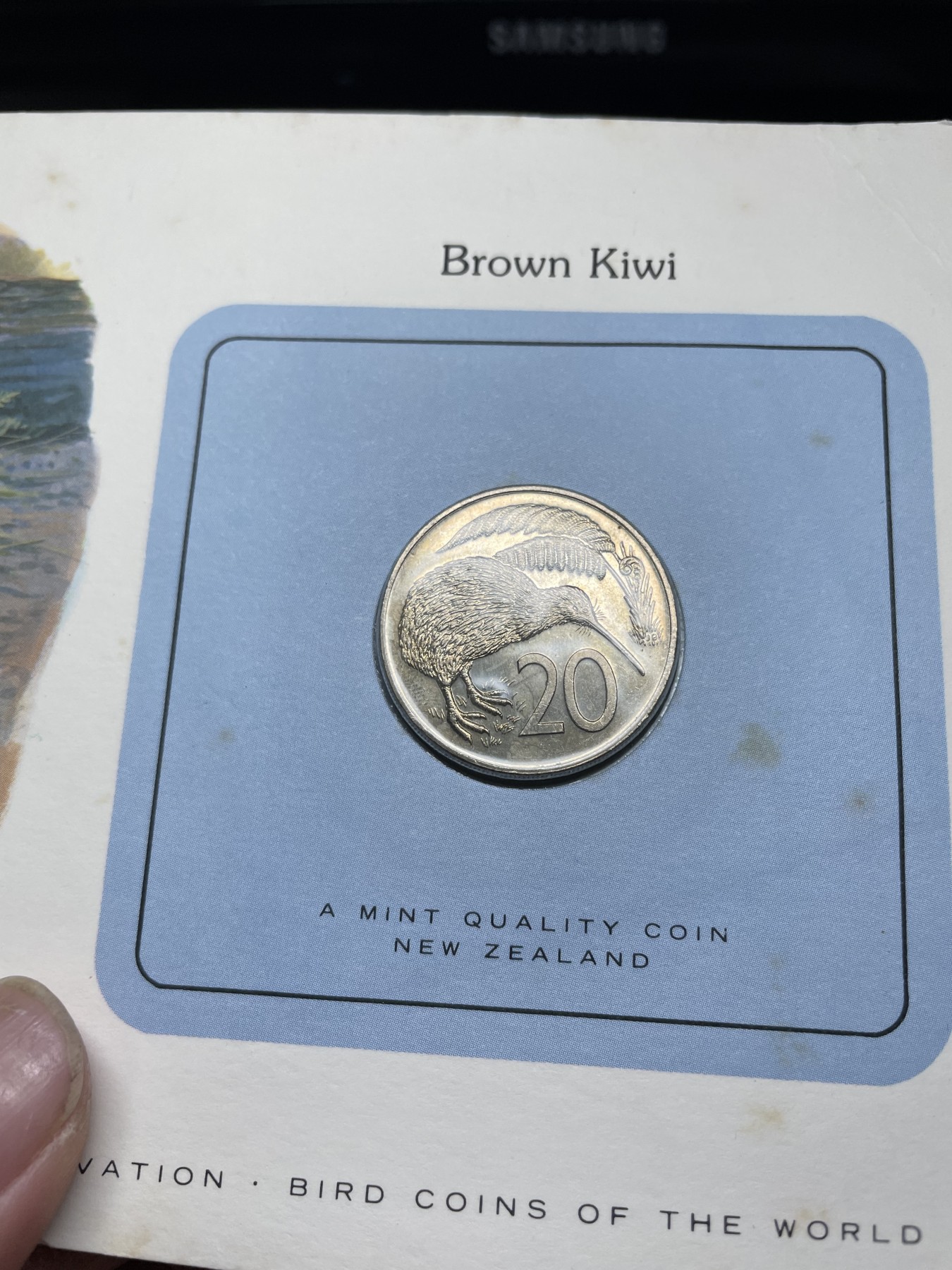 2024年集古藏今外币拍卖第三期-第1场—硬币上的鸟类专场（总第21拍） 1978年新西兰20分—几维鸟