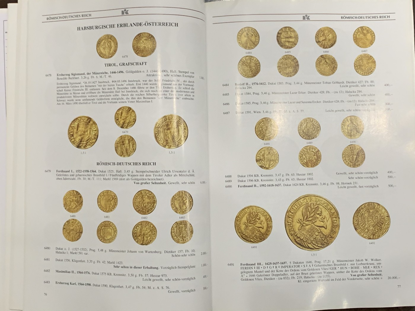 《竞宝斋》第252场-周日，周一2场连拍 (全场包邮) 5本一组 昆克钱币拍卖目录 高清全彩