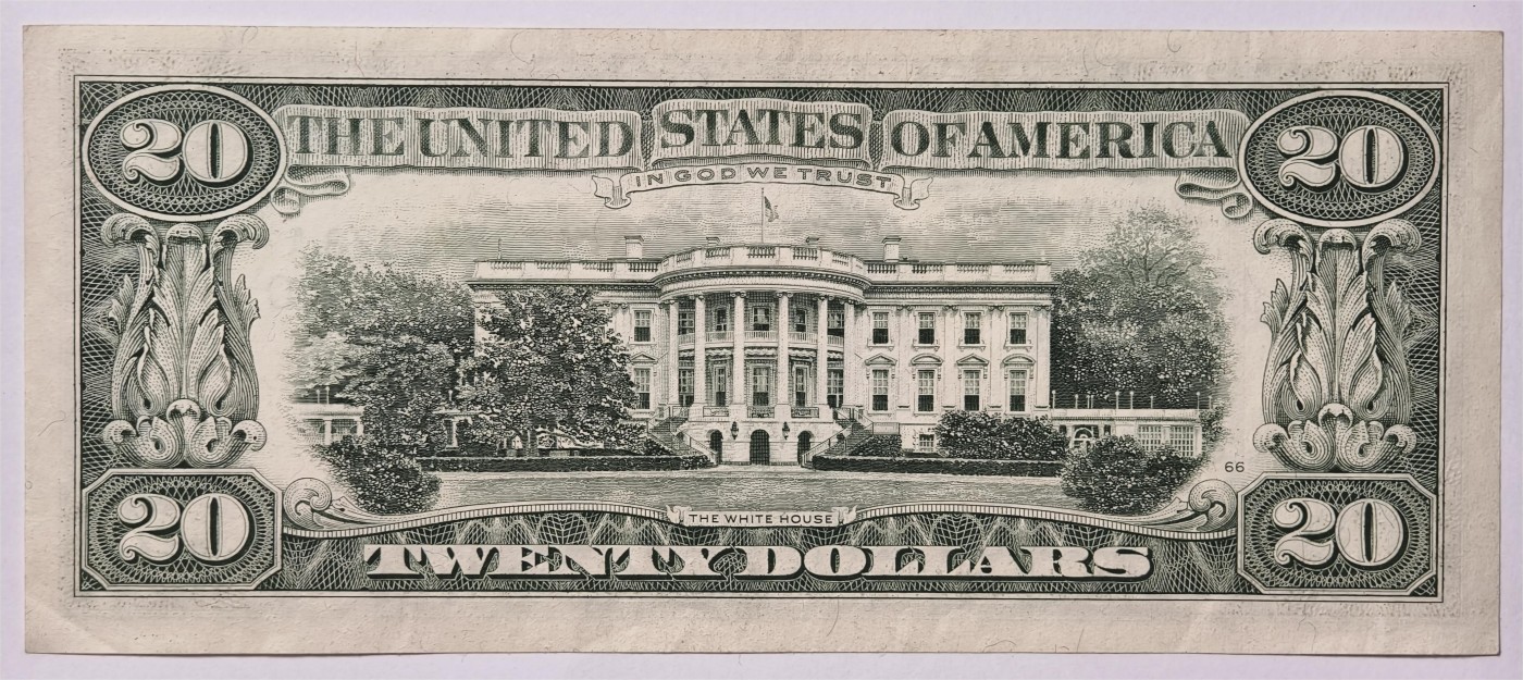 紫瑗钱币——第333期拍卖——纸币场 美国 1995年 J版 无序列 安德鲁·杰克逊 20美元 小头版 UNC-