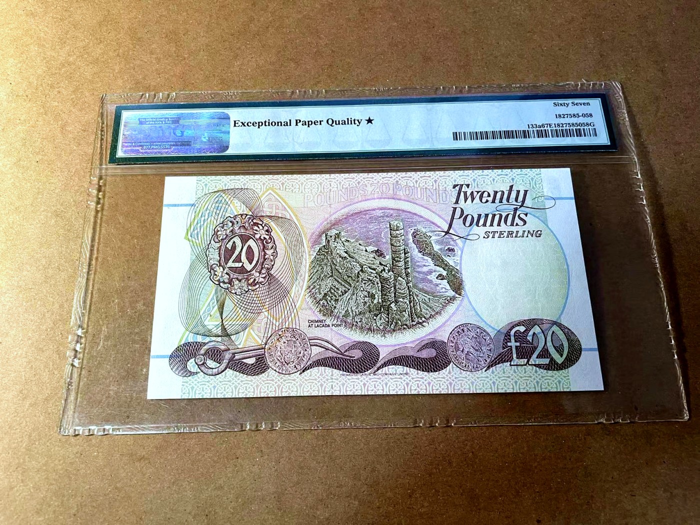 【Blue Auction】✨世界纸币精拍第450期——英伦三岛专场 【一组4张 p132a-135a 1006全同倒置小号】北爱尔兰 1994年10-100镑 PMG67EPQ星星-66EPQ 