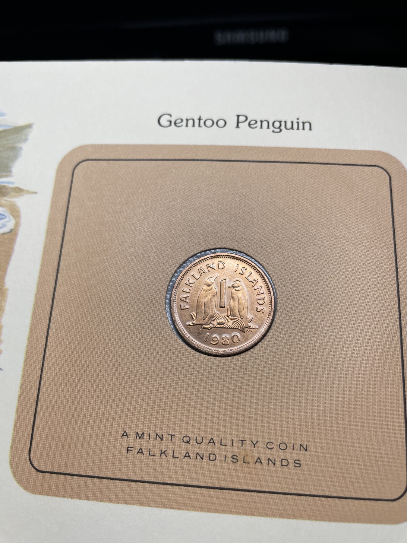 2024年集古藏今外币拍卖第三期-第1场—硬币上的鸟类专场（总第21拍） 1980年福克兰群岛1便士—企鹅