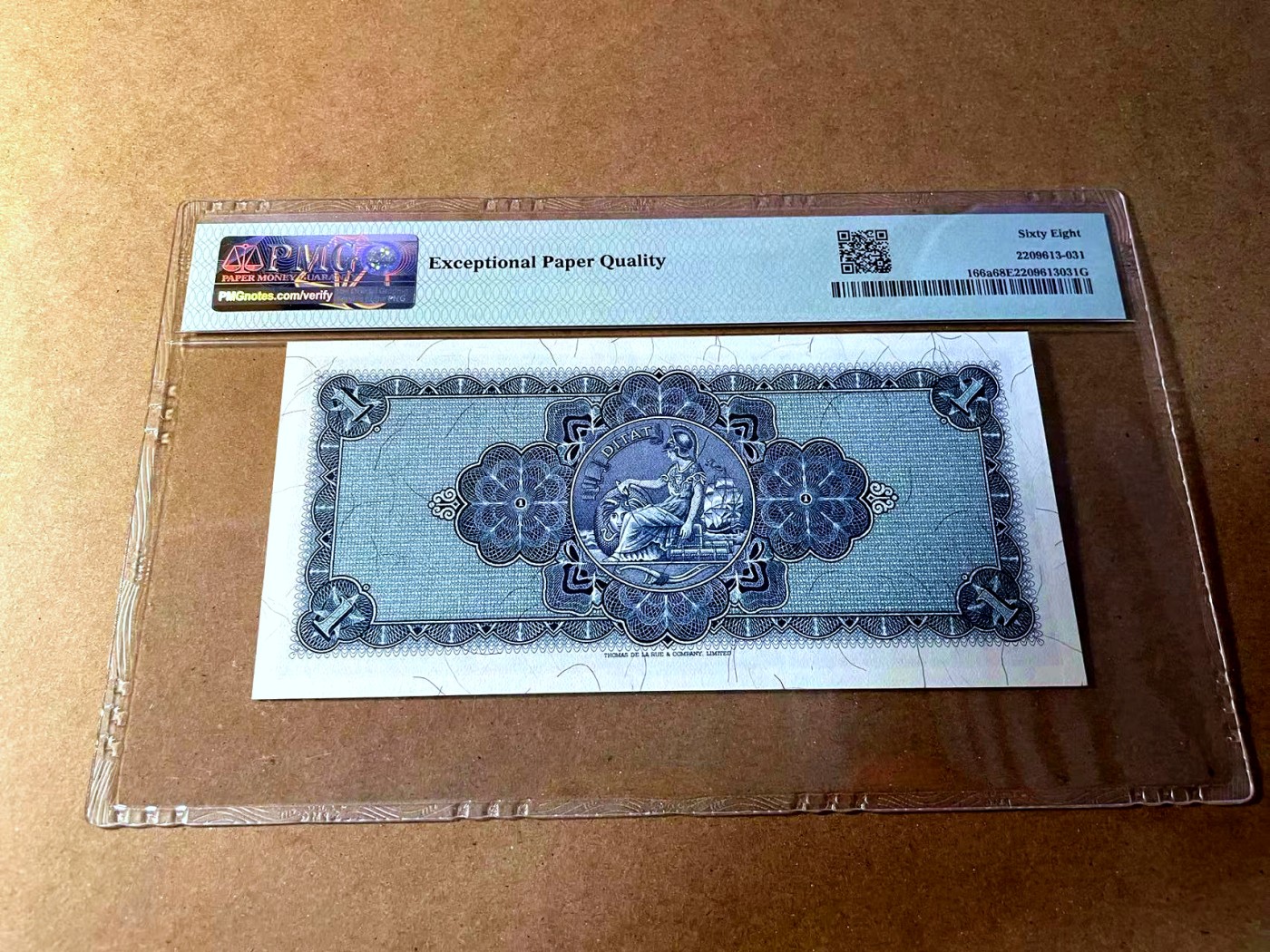 【Blue Auction】✨世界纸币精拍第450期——英伦三岛专场 【p166a】苏格兰1962年1镑 PMG68EPQ 超高分罕见