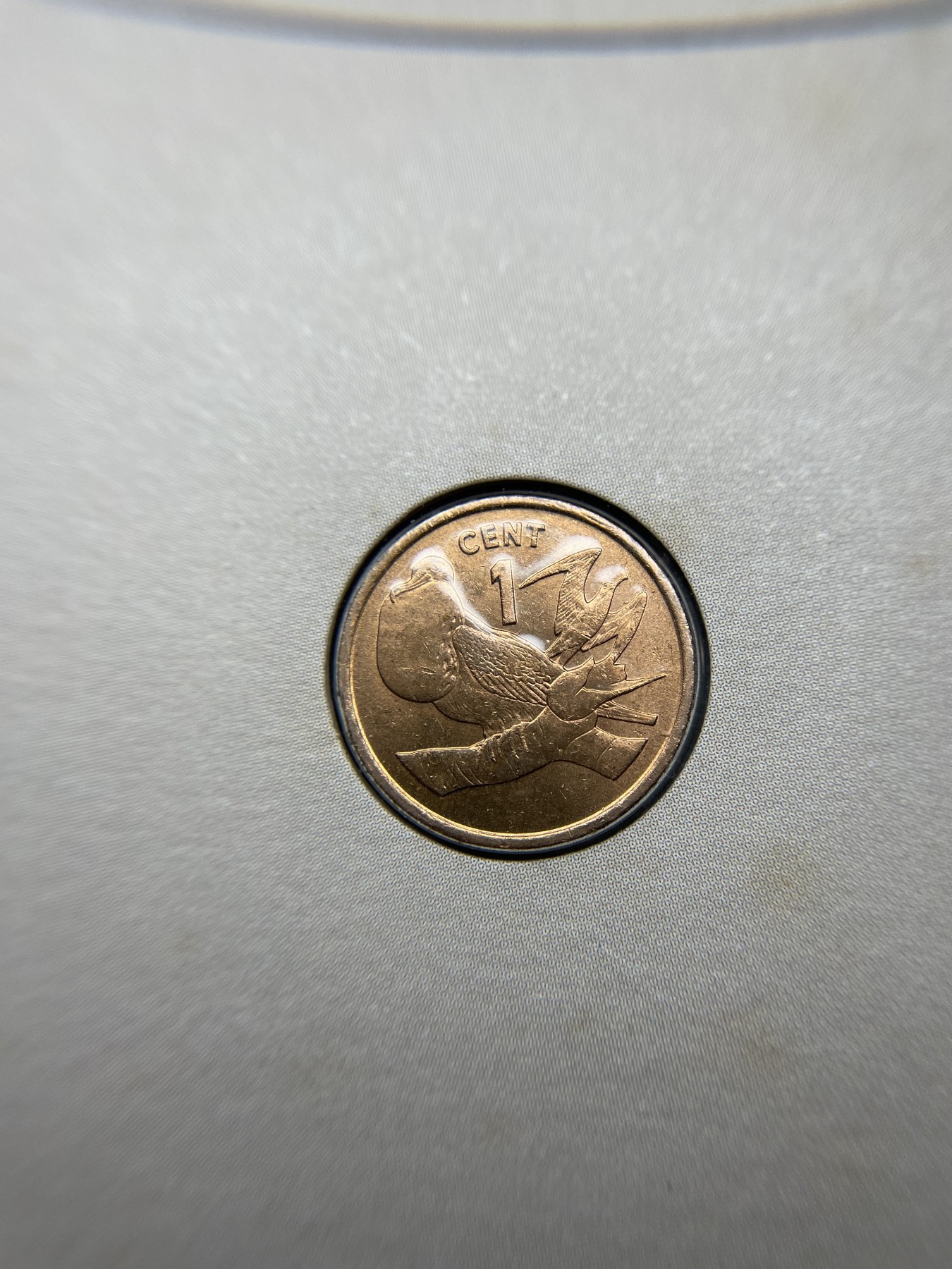 2024年集古藏今外币拍卖第三期-第1场—硬币上的鸟类专场（总第21拍） 1979年基里巴斯1分—军舰鸟