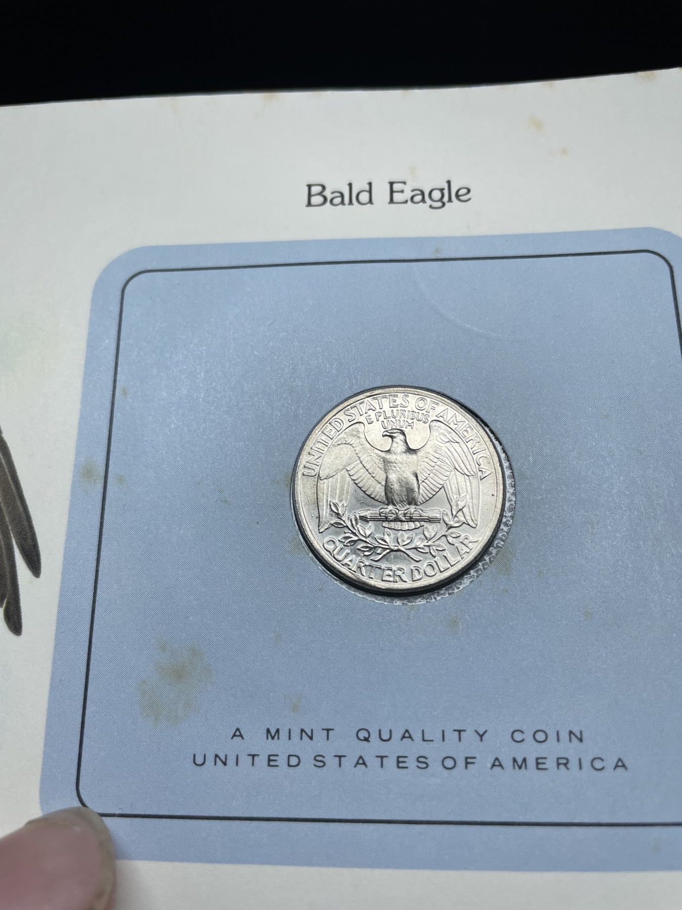 2024年集古藏今外币拍卖第三期-第1场—硬币上的鸟类专场（总第21拍） 1980年美国25美分—白头海雕