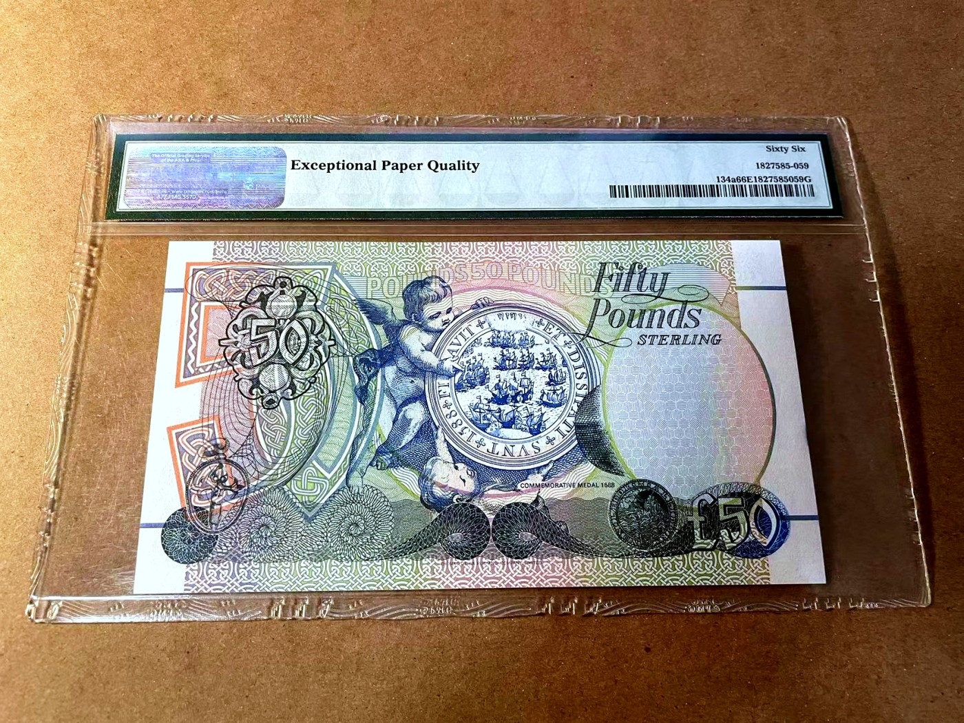 【Blue Auction】✨世界纸币精拍第450期——英伦三岛专场 【一组4张 p132a-135a 1006全同倒置小号】北爱尔兰 1994年10-100镑 PMG67EPQ星星-66EPQ 