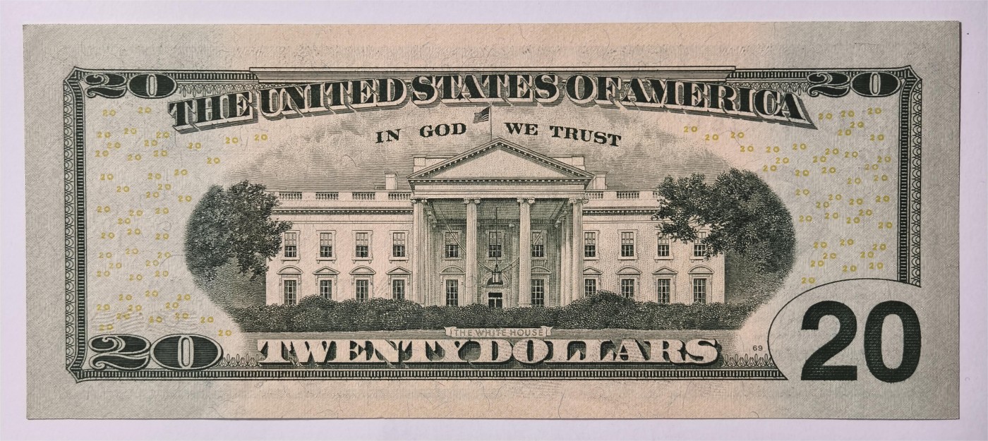 紫瑗钱币——第333期拍卖——纸币场 美国 2006年 B版 无序列 安德鲁·杰克逊 20美元 彩色版 UNC