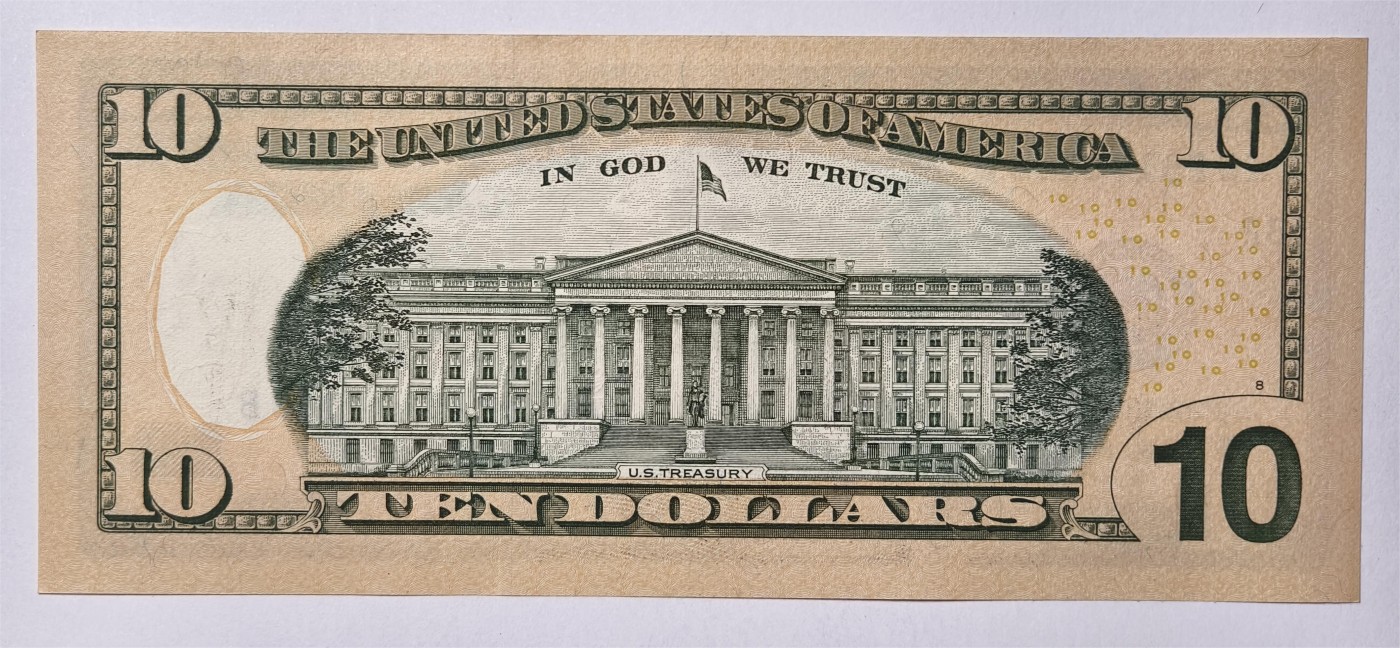 紫瑗钱币——第333期拍卖——纸币场 美国 2006年 B版 无序列 亚历山大·汉密尔顿 10美元 彩色版 UNC