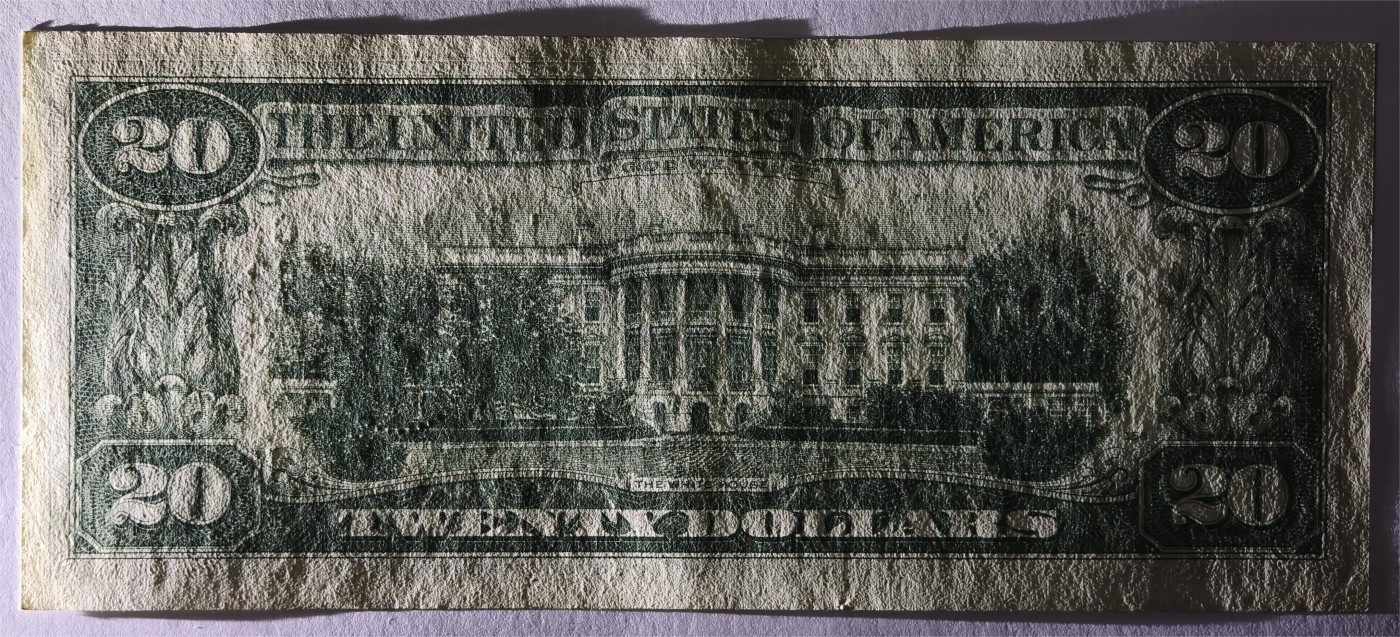 紫瑗钱币——第333期拍卖——纸币场 美国 1969年 L版 C序列 安德鲁·杰克逊 20美元 小头版 UNC