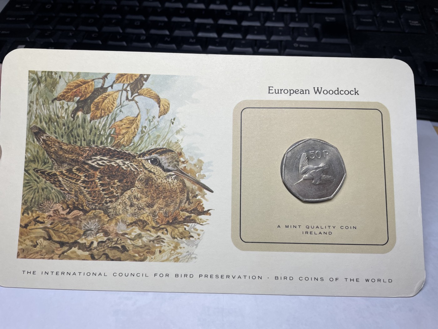 2024年集古藏今外币拍卖第三期-第1场—硬币上的鸟类专场（总第21拍） 1979年爱尔兰50便士—丘鹬