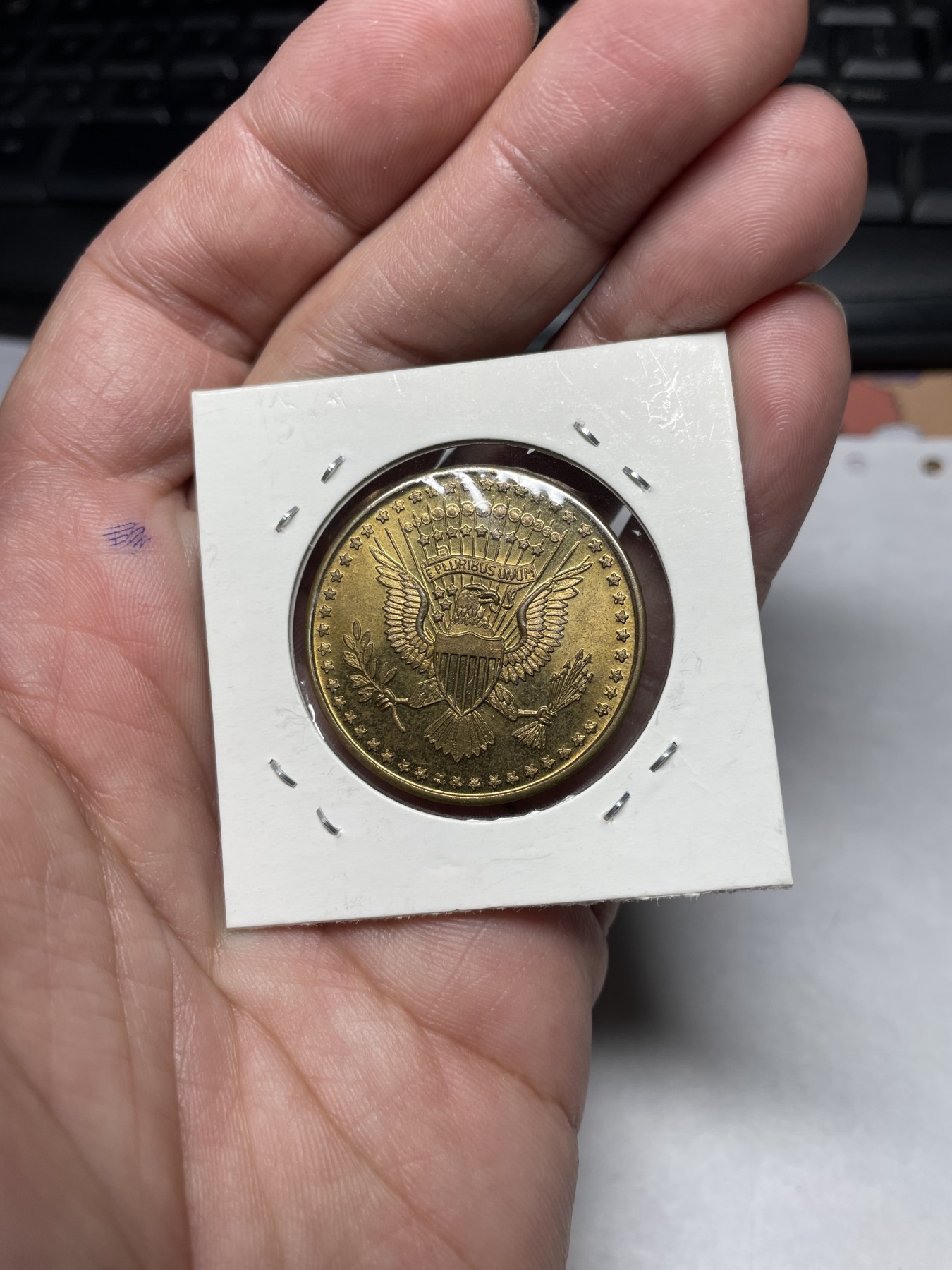 2024年集古藏今外币拍卖第三期-第2场—纪念章专场（总第22拍） 肯尼迪纪念章