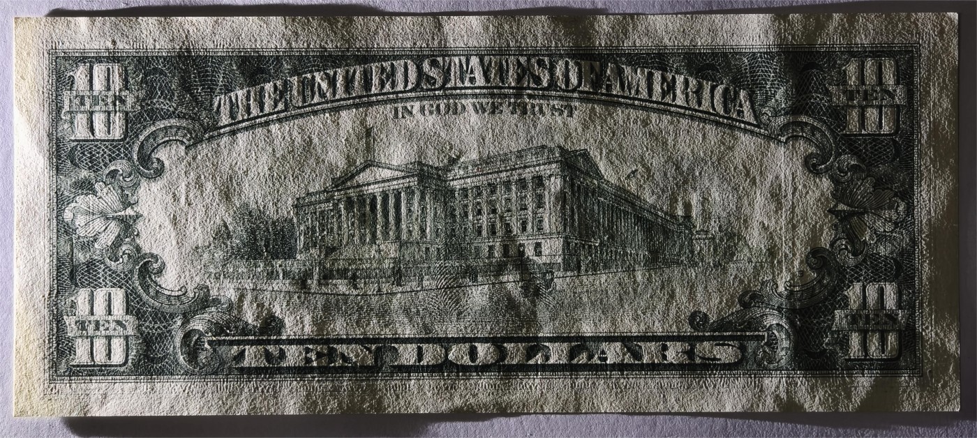 紫瑗钱币——第333期拍卖——纸币场 美国 1995年 L版 无序列 亚历山大·汉密尔顿 10美元 小头版 UNC