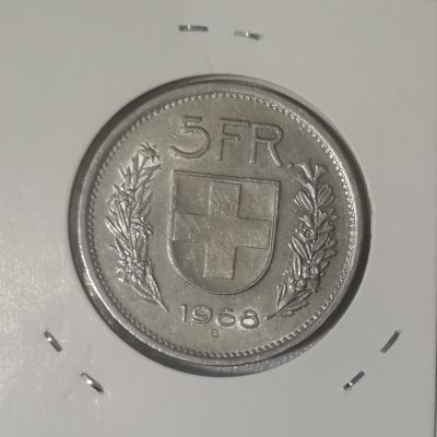 【易洋钱喜】第53场 外国硬币专场 - 1968年，瑞士五法郎