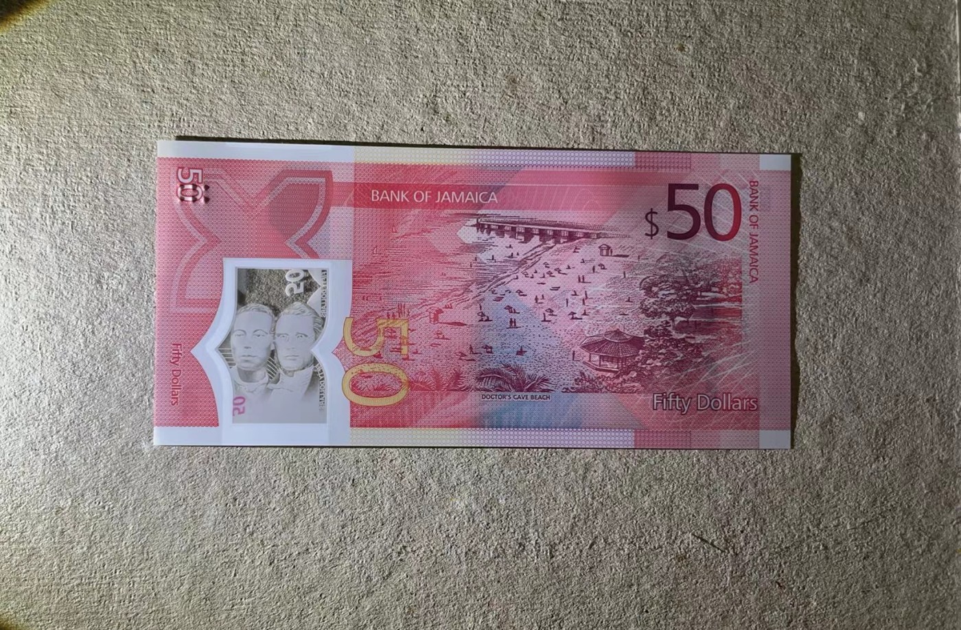 【Blue Auction】✨世界纸币精拍第454期【精】 【少见AA冠】牙买加 2022年50元 全新UNC 