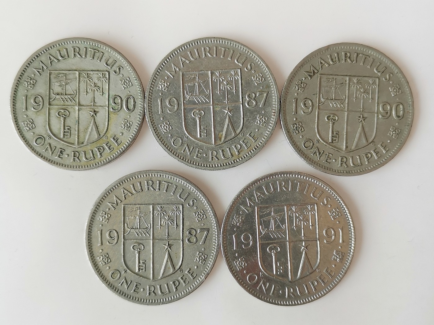 第一海外回流一元起拍收藏 散币专场 第74期 毛里求斯