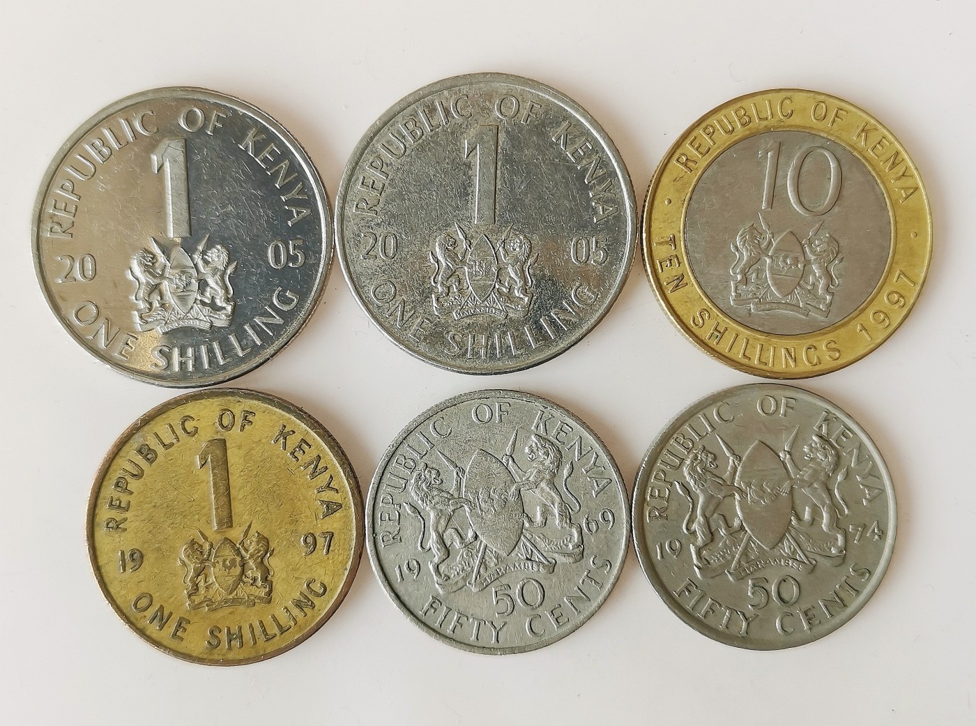 第一海外回流一元起拍收藏 散币专场 第74期 肯尼亚