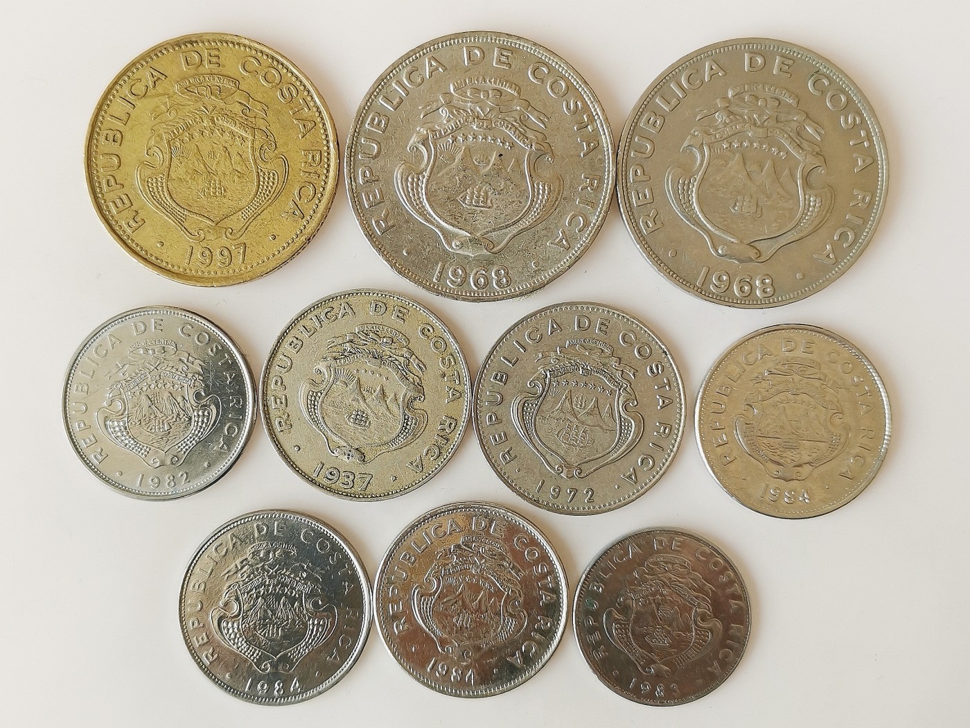 第一海外回流一元起拍收藏 散币专场 第74期 哥斯达黎加