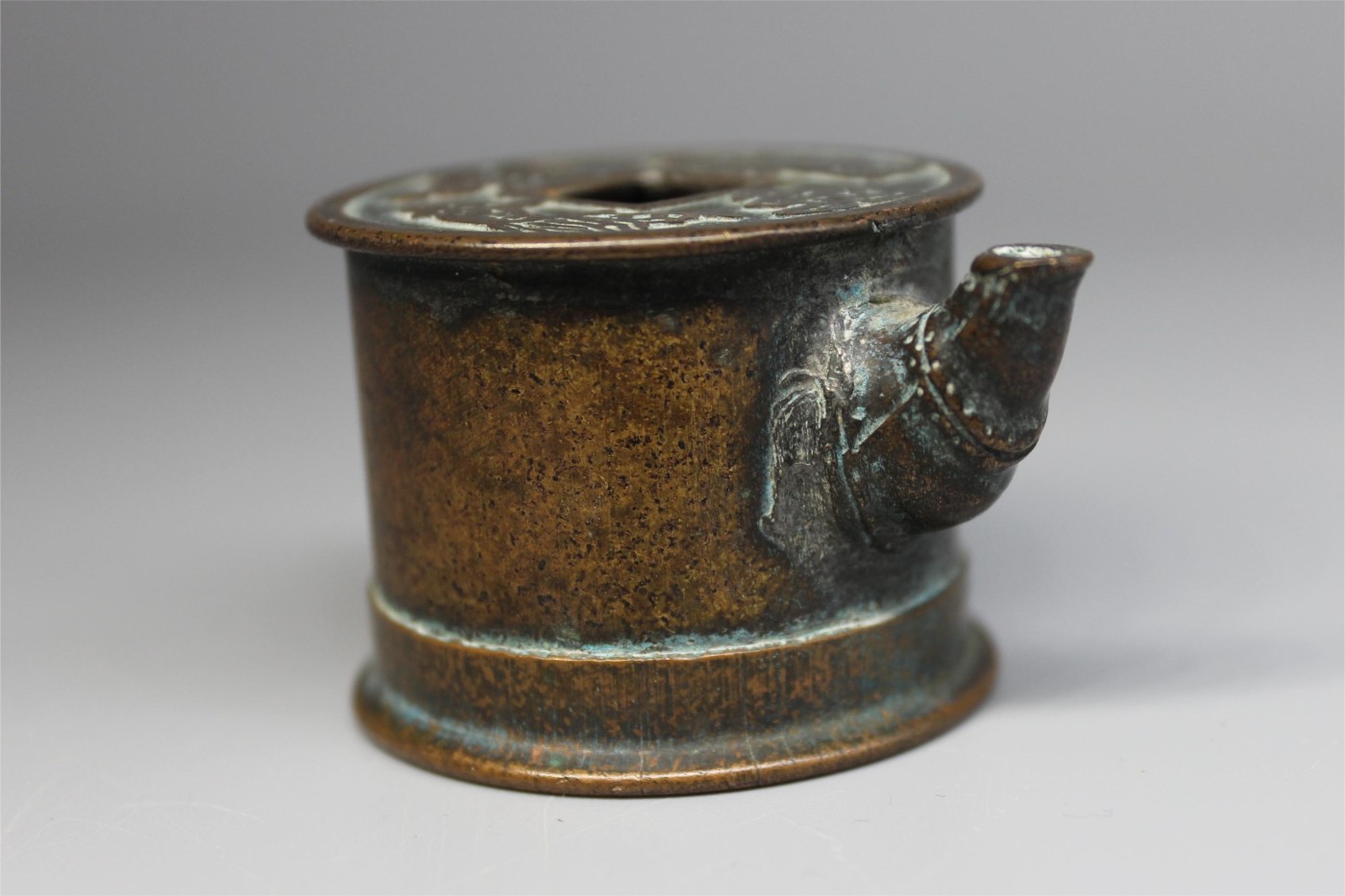 文物商店库出专场 铜 钱币砚滴