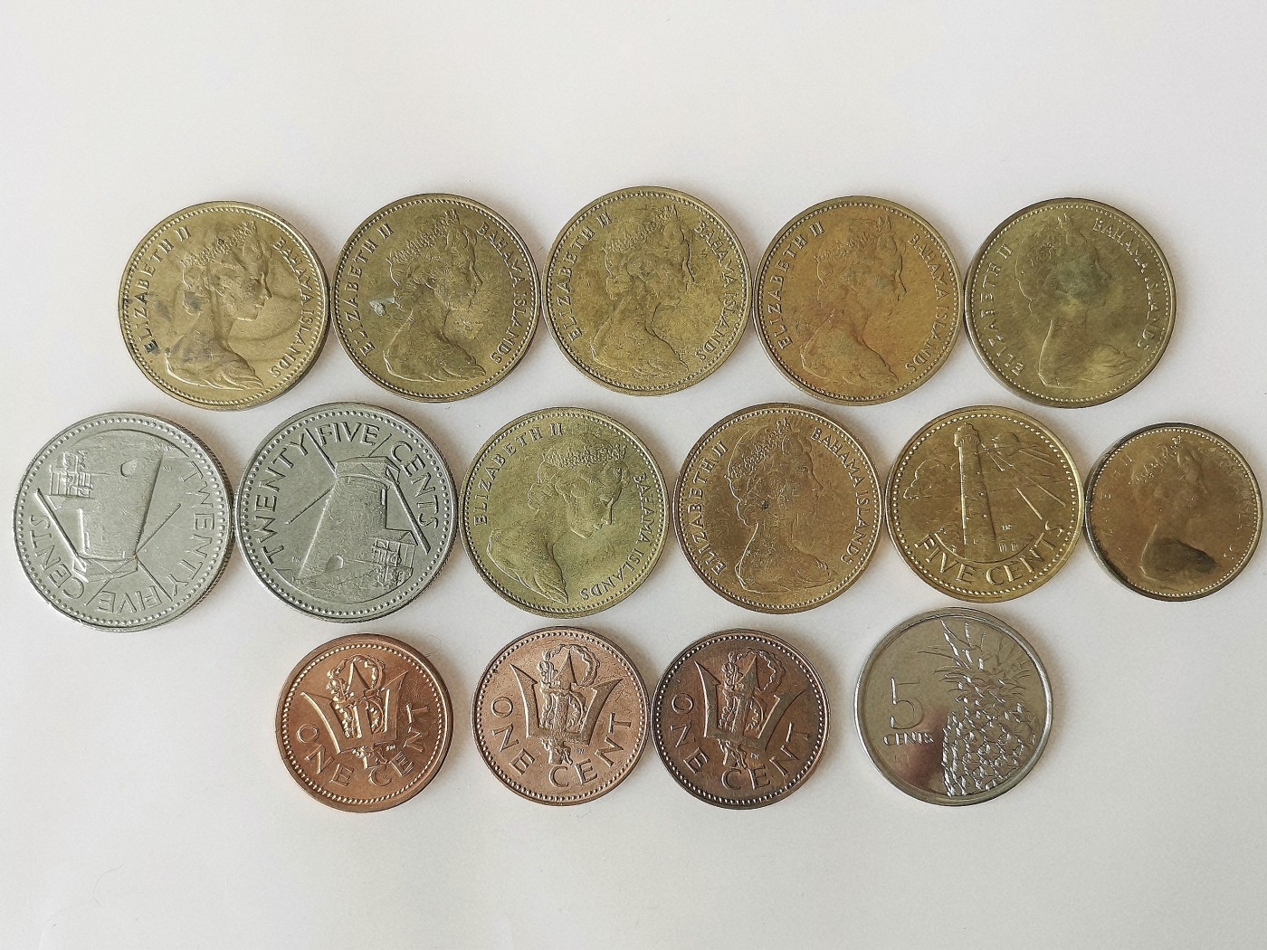 第一海外回流一元起拍收藏 散币专场 第74期 巴哈马、巴巴多斯