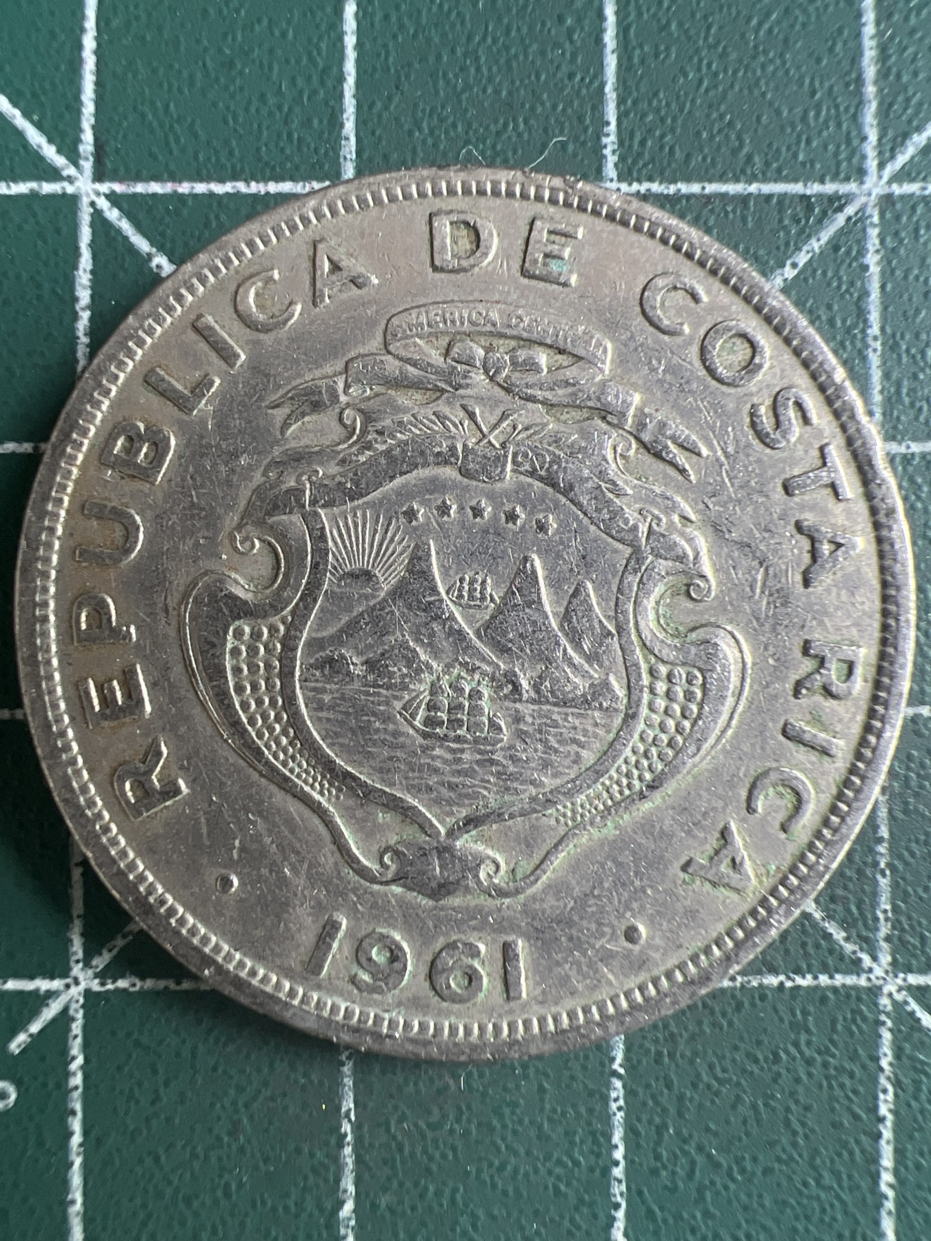 第560期 硬币专场 （无押金，捡漏，全场50包邮，偏远地区除外，接收代拍业务） 哥斯达黎加2克朗 1961年