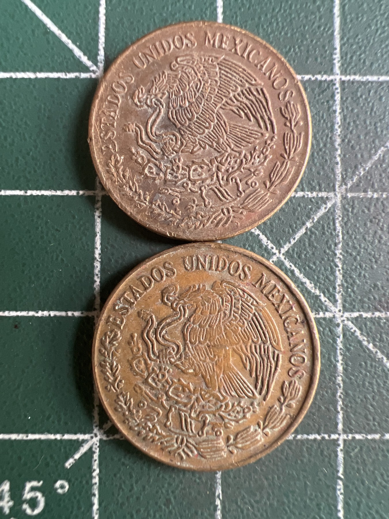 第560期 硬币专场 （无押金，捡漏，全场50包邮，偏远地区除外，接收代拍业务） 墨西哥两枚