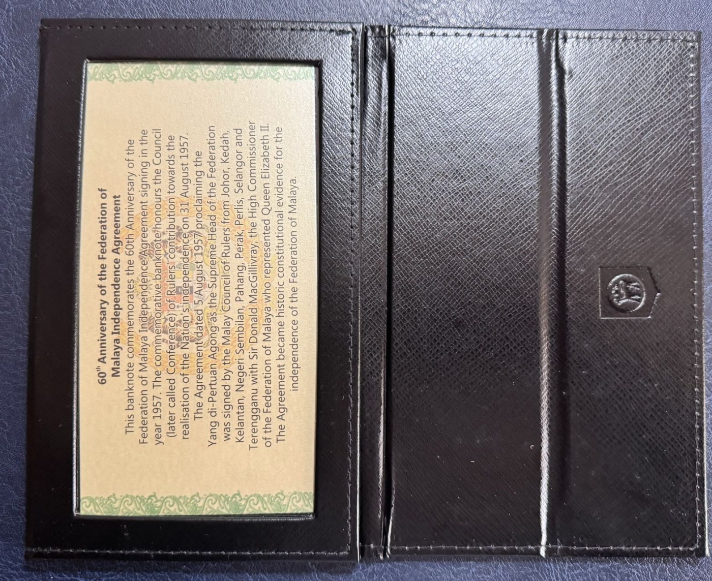 收藏联盟Quantum Auction 第333期拍卖  马来西亚2017年60吉令特纪念钞 PMG66 号码无347 带原纪念册