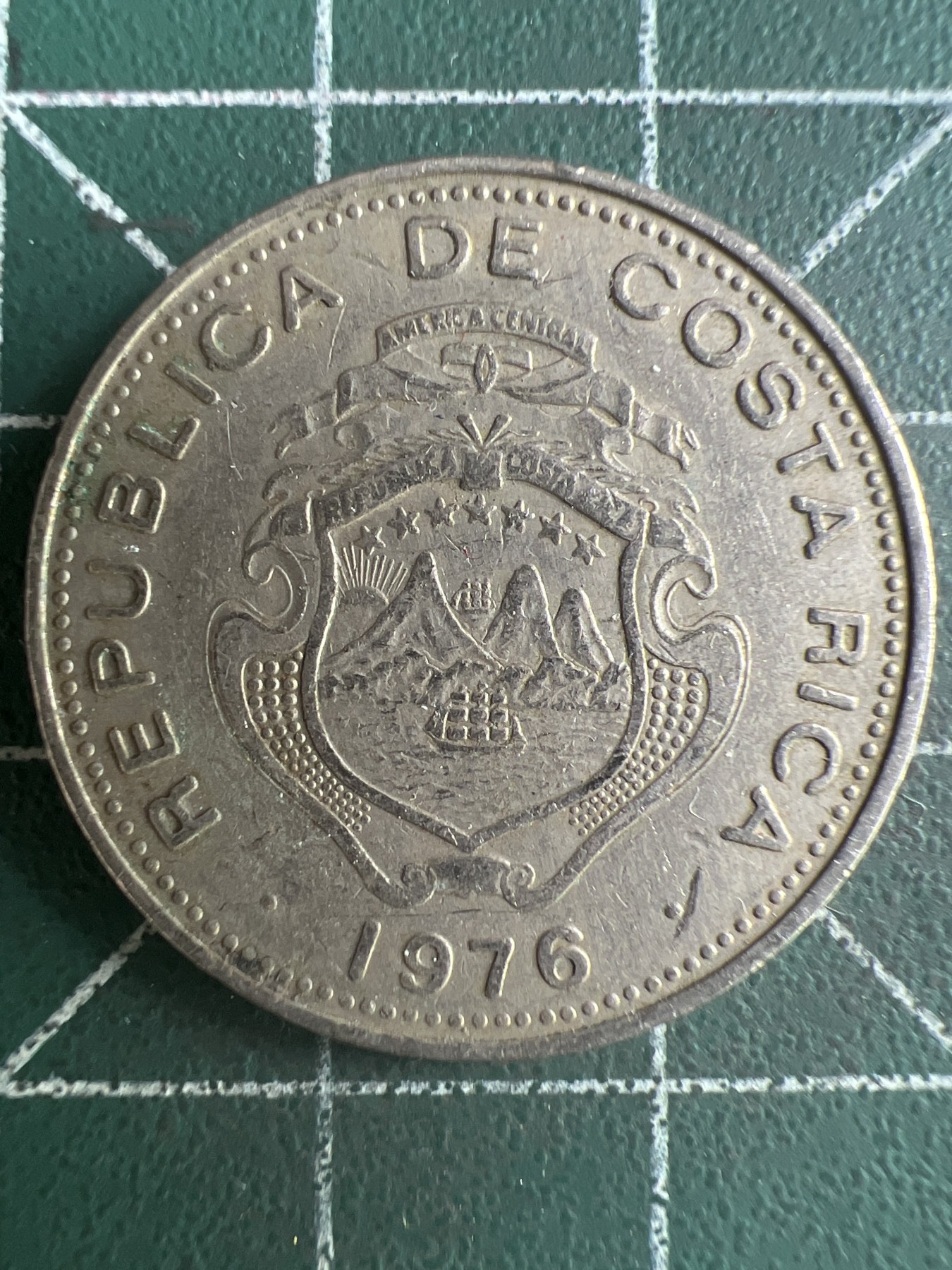 第574期 硬币专场 （无押金，捡漏，全场50包邮，偏远地区除外，接收代拍业务） 哥斯达黎加50分 1976年