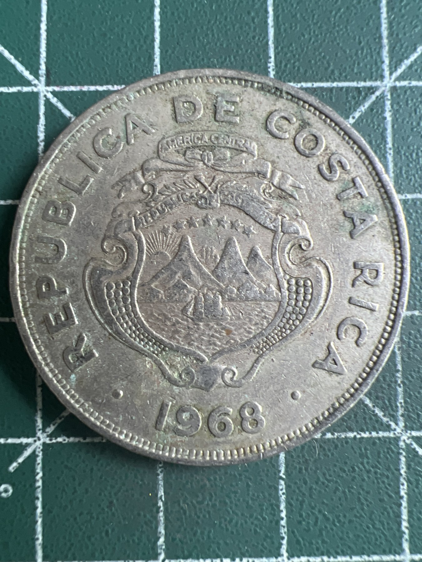 第560期 硬币专场 （无押金，捡漏，全场50包邮，偏远地区除外，接收代拍业务） 哥斯达黎加2克朗 1968年