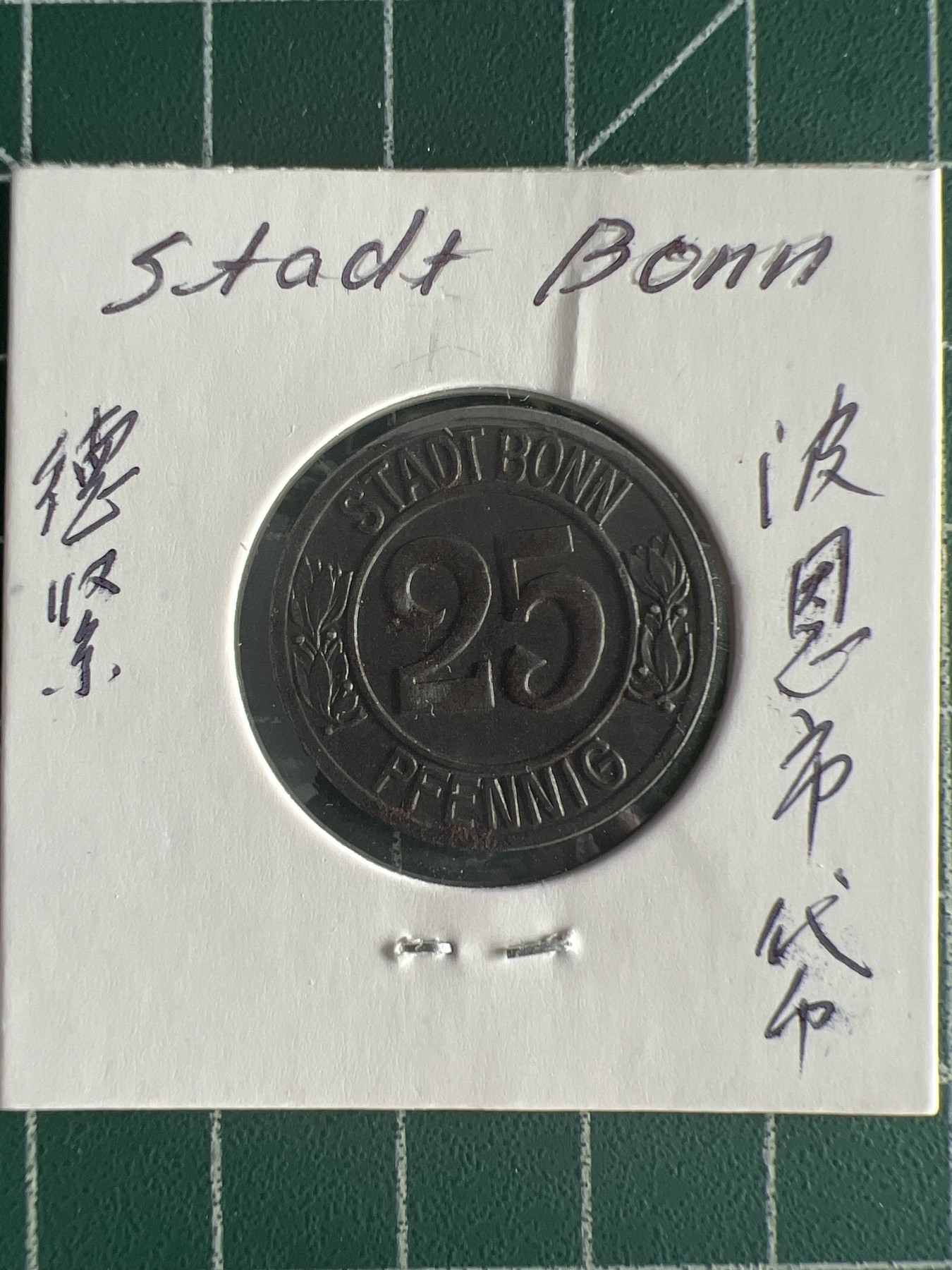 第561期 硬币专场 （无押金，捡漏，全场50包邮，偏远地区除外，接收代拍业务） 德紧25芬尼-波恩市代币
