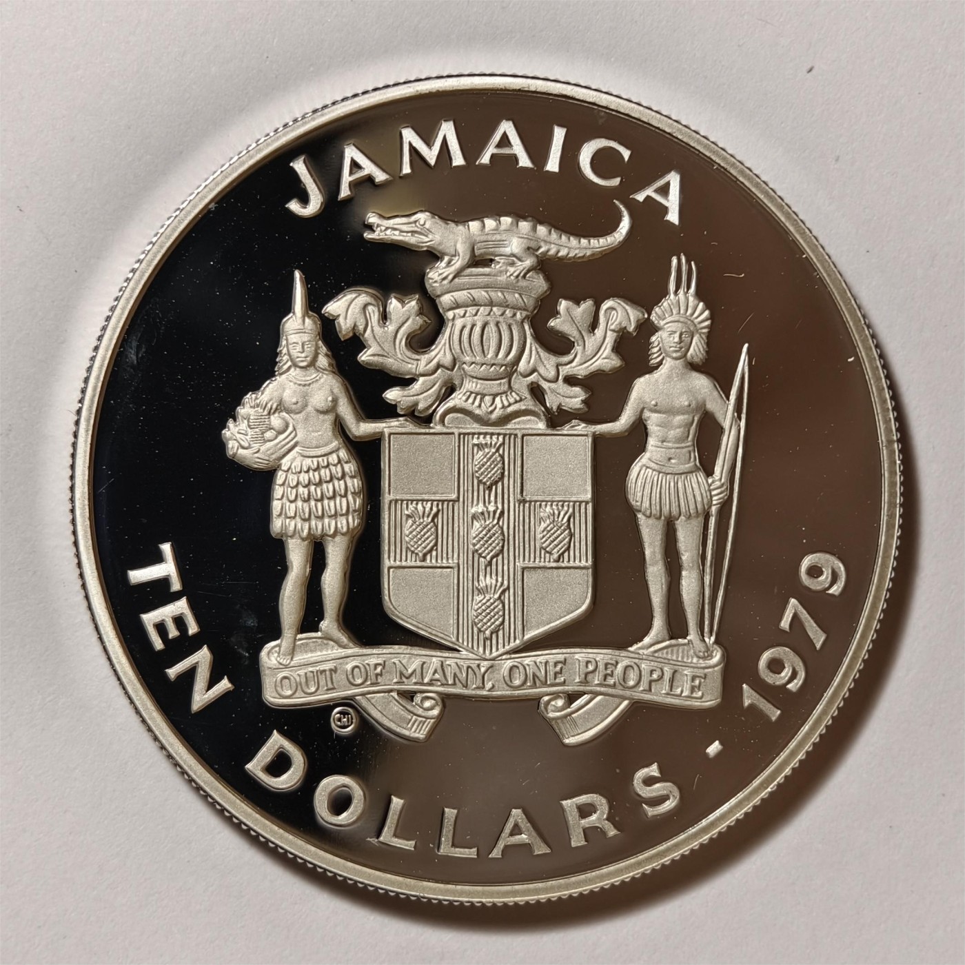 紫瑗钱币——第334期拍卖 牙买加 1979年 国际儿童年 10元 23.32克 0.925银 精制