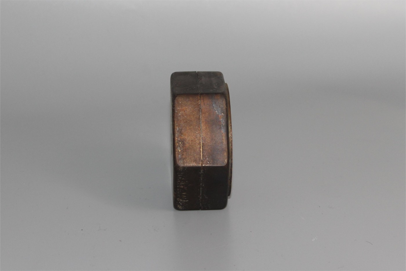 文物商店库出专场 铜 送寿童子六角盒