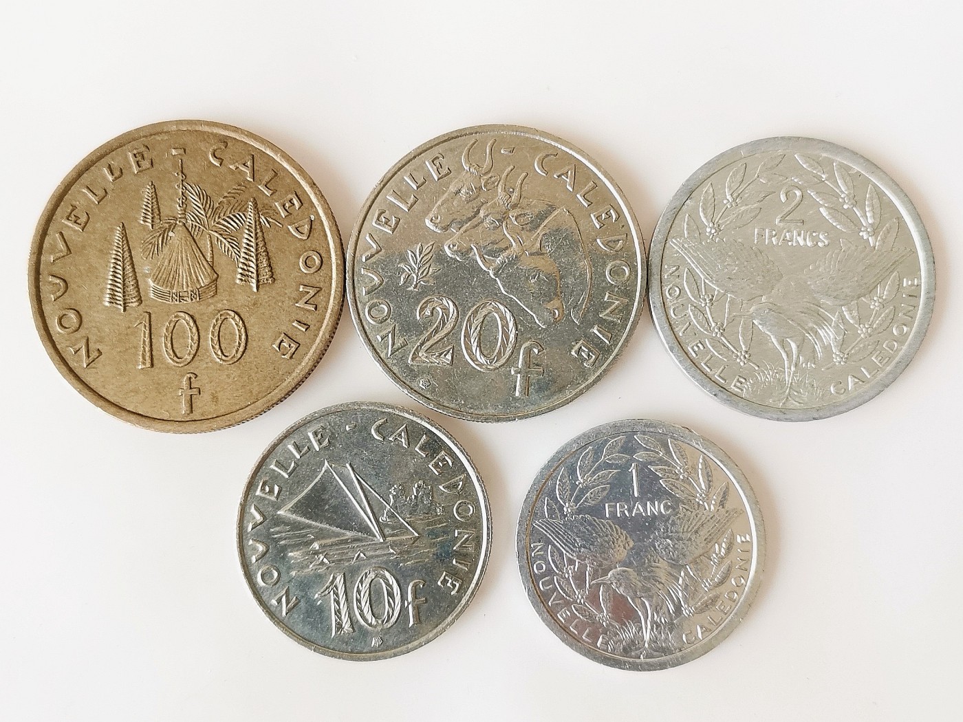 第一海外回流一元起拍收藏 散币专场 第74期 新喀里多尼亚 5枚套