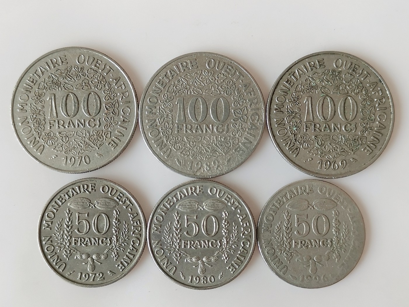 第一海外回流一元起拍收藏 散币专场 第74期 西非法郎币