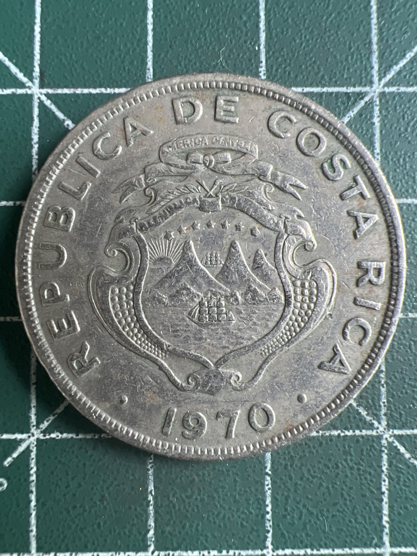 第560期 硬币专场 （无押金，捡漏，全场50包邮，偏远地区除外，接收代拍业务） 哥斯达黎加2克朗 1970年