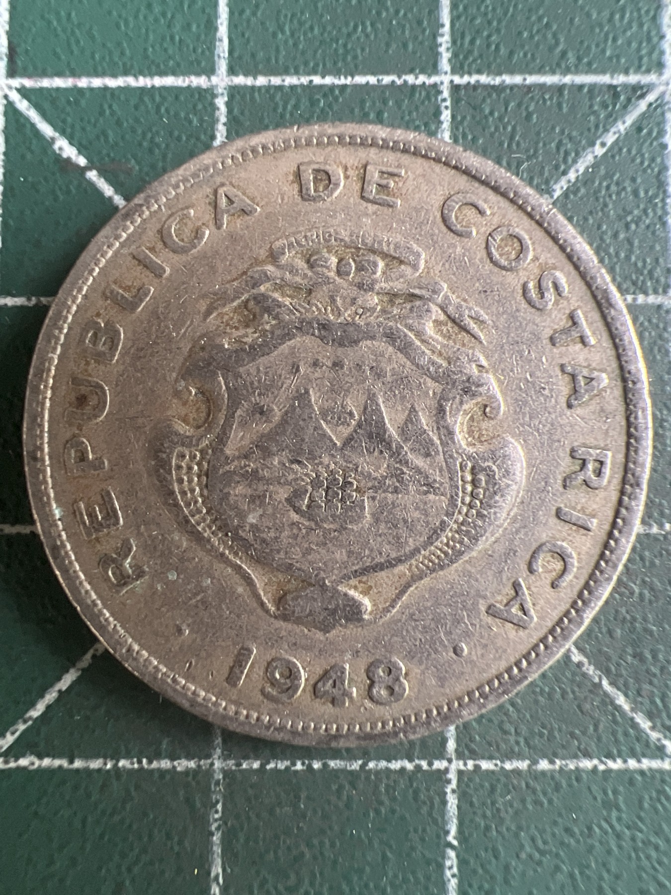 第560期 硬币专场 （无押金，捡漏，全场50包邮，偏远地区除外，接收代拍业务） 哥斯达黎加50分 1948年