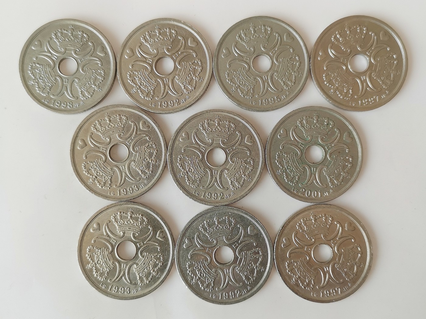 第一海外回流一元起拍收藏 散币专场 第74期 丹麦2克朗 10枚