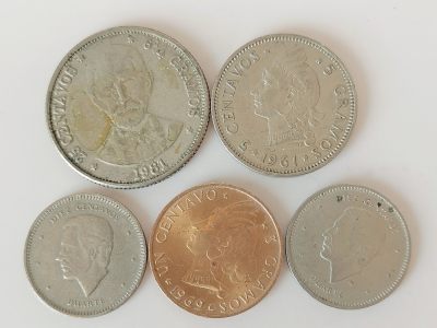 第一海外回流一元起拍收藏 散币专场 第74期 - 多米尼加硬币5枚