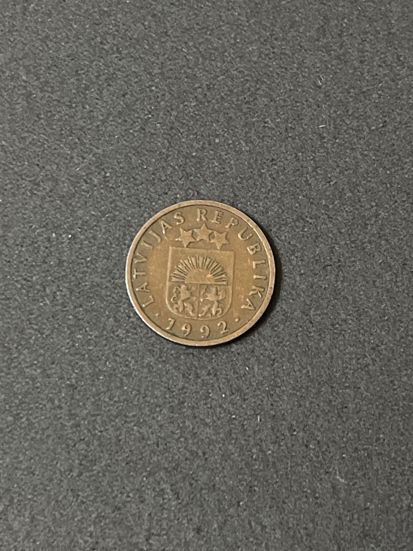 神仙姐姐散币好品专场第二十五期（无佣金满邮自动发出 1992年 拉脱维亚1生丁