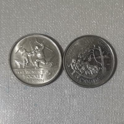 【易洋钱喜】第53场 外国硬币专场 - 加拿大纪念币两枚