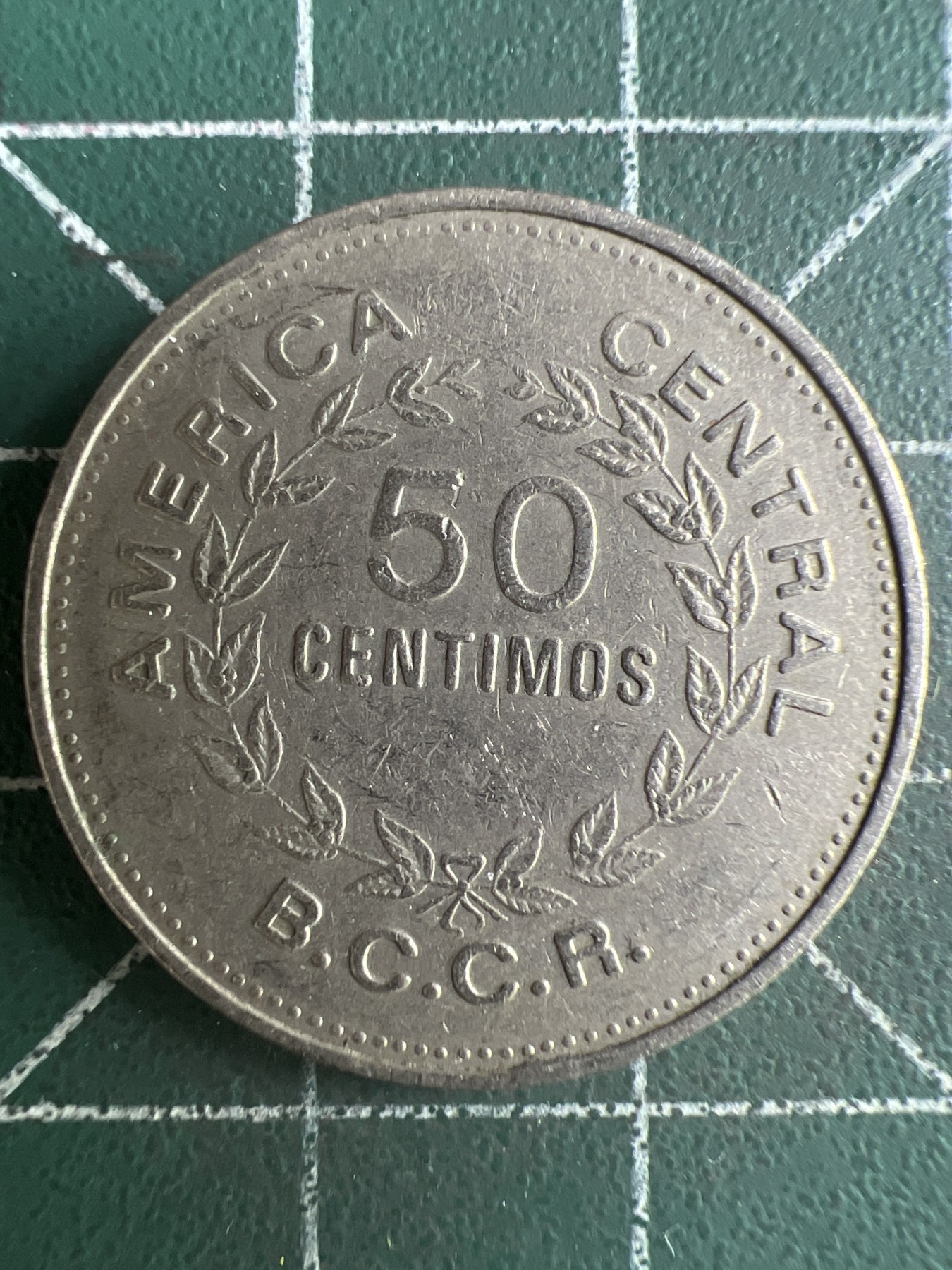 第574期 硬币专场 （无押金，捡漏，全场50包邮，偏远地区除外，接收代拍业务） 哥斯达黎加50分 1976年