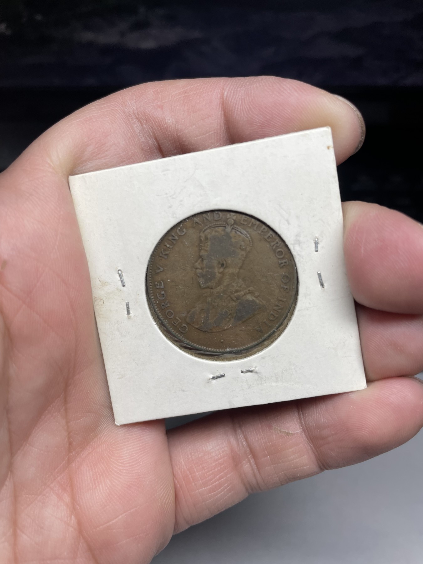 2024年集古藏今外币拍卖第三期-第4场—（总第24拍） 英属1922年毛里求斯5分